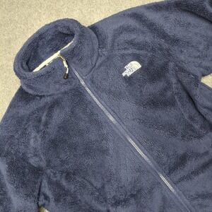The North Face Womens Fleece Jacket Full Zip Navy Blue M M Regular Fit‎